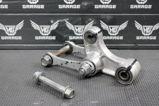 2003 KAWASAKI KX65 02 - 22 OEM REAR SHOCK LINKAGE LINKS 39007 - 1299 46102 - 1432 - hggarage