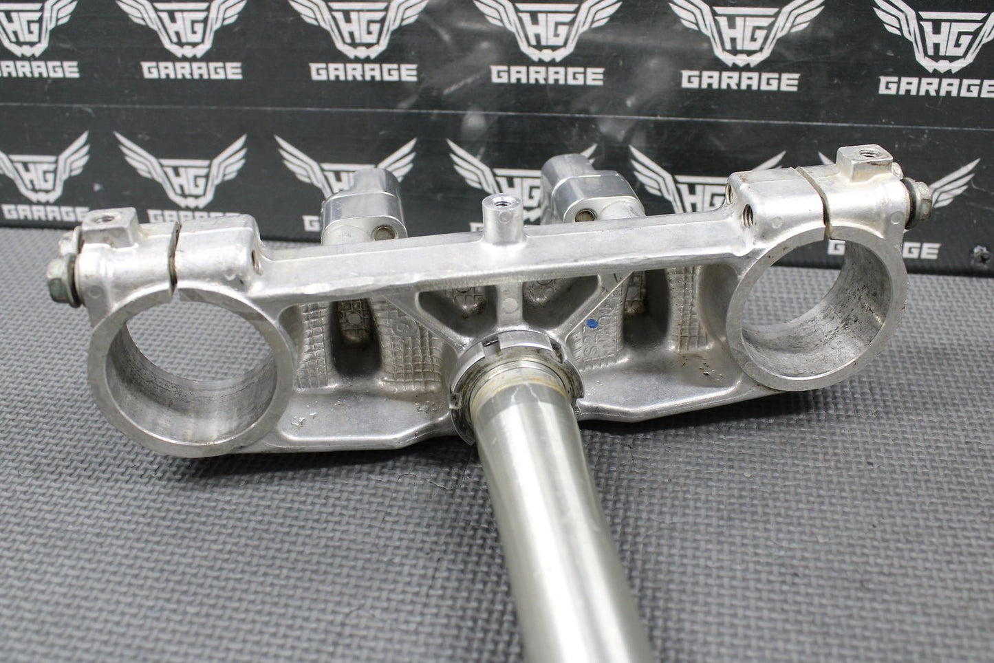 1997 SUZUKI 97 - 98 RM125 RM250 OEM FRONT FORKS LOWER UPPER TRIPLE TREE STEM CLAMP - hggarage