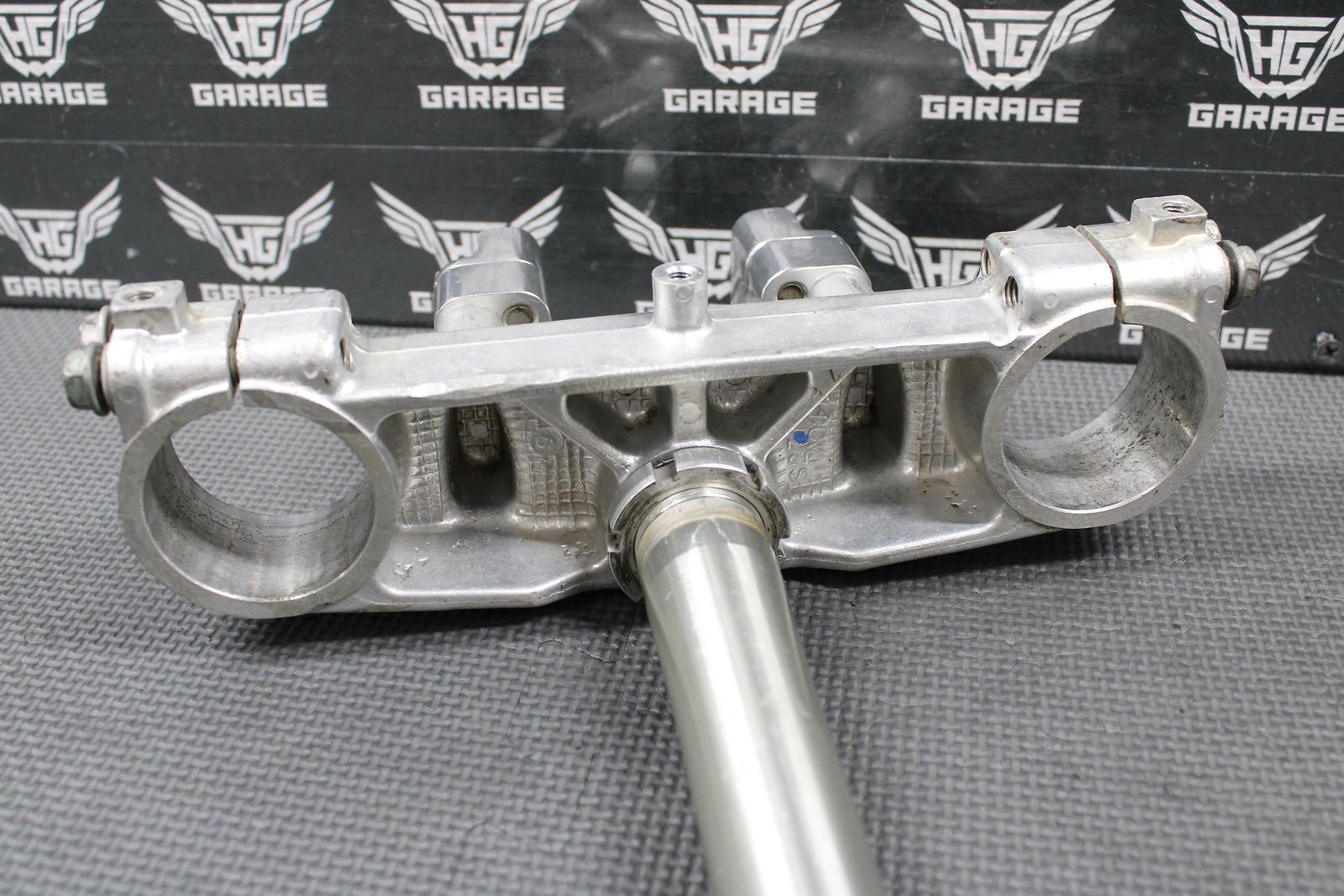 1997 SUZUKI 97 - 98 RM125 RM250 OEM FRONT FORKS LOWER UPPER TRIPLE TREE STEM CLAMP - hggarage