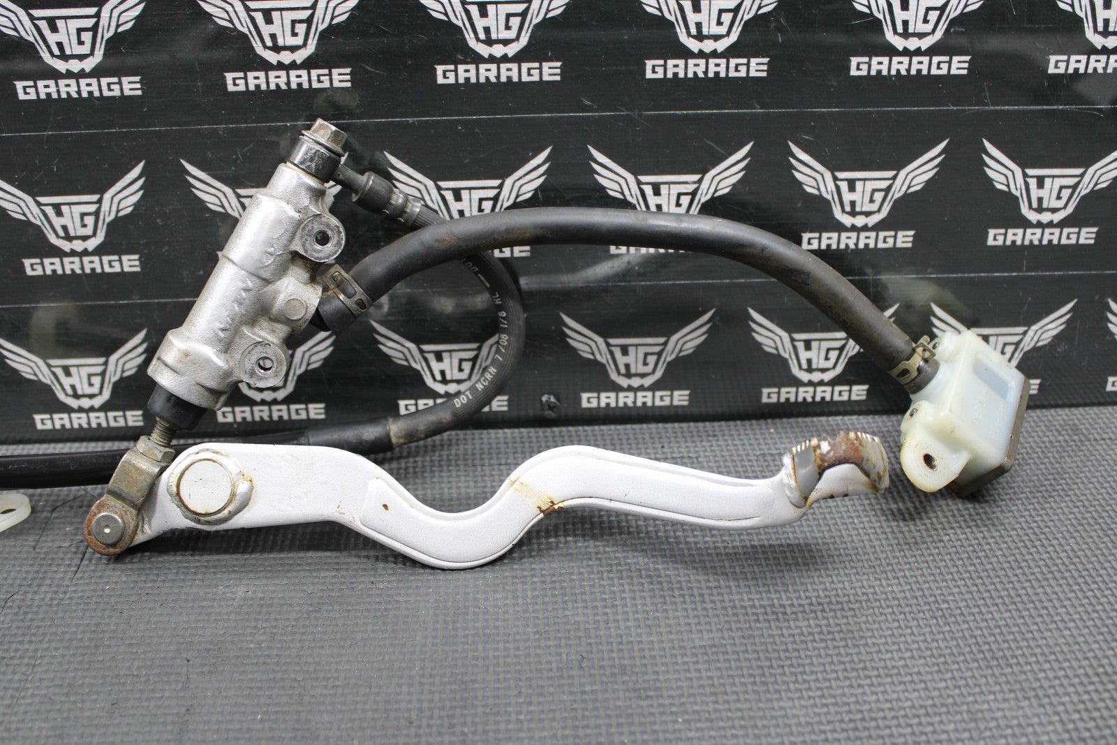 2009 KAWASAKI 2009 2010 KLX250SF OEM NISSIN REAR BACK BRAKE CALIPER MASTER LEVER - hggarage