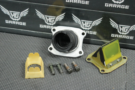 1993 HONDA CR80 CR80R OEM INTAKE REED BLOCK ASSEMBLY