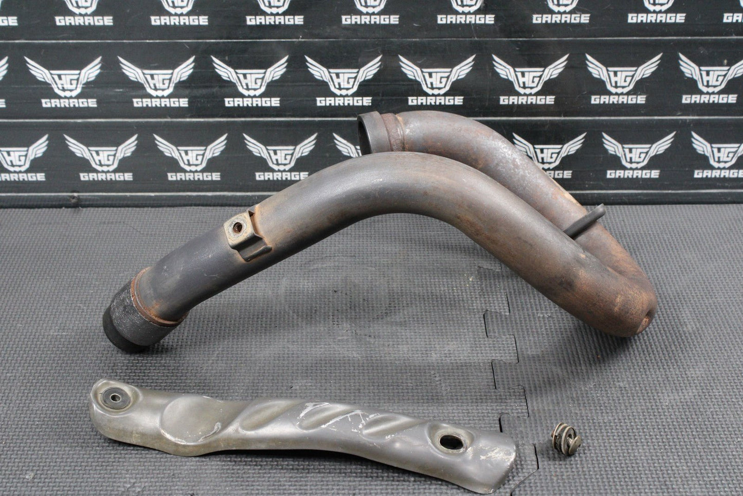 2000 SUZUKI 00 - 07 DRZ400 DRZ400E OEM EXHAUST PIPE CHAMBER HEADER 14150 - 29F00 - hggarage