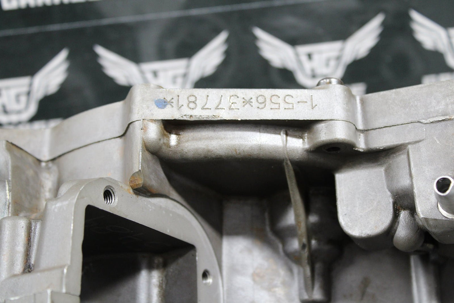 2001 KTM 300 EXC OEM LEFT RIGHT ENGINE MOTOR CRANKCASE CRANK CASES 54730000144 - hggarage