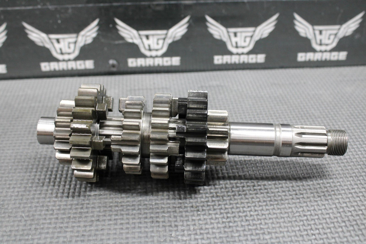 2009 KAWASAKI KLX250SF OEM TRANSMISSION TRANS GEARBOX GEARS SHIFT FORKS NICE! - hggarage