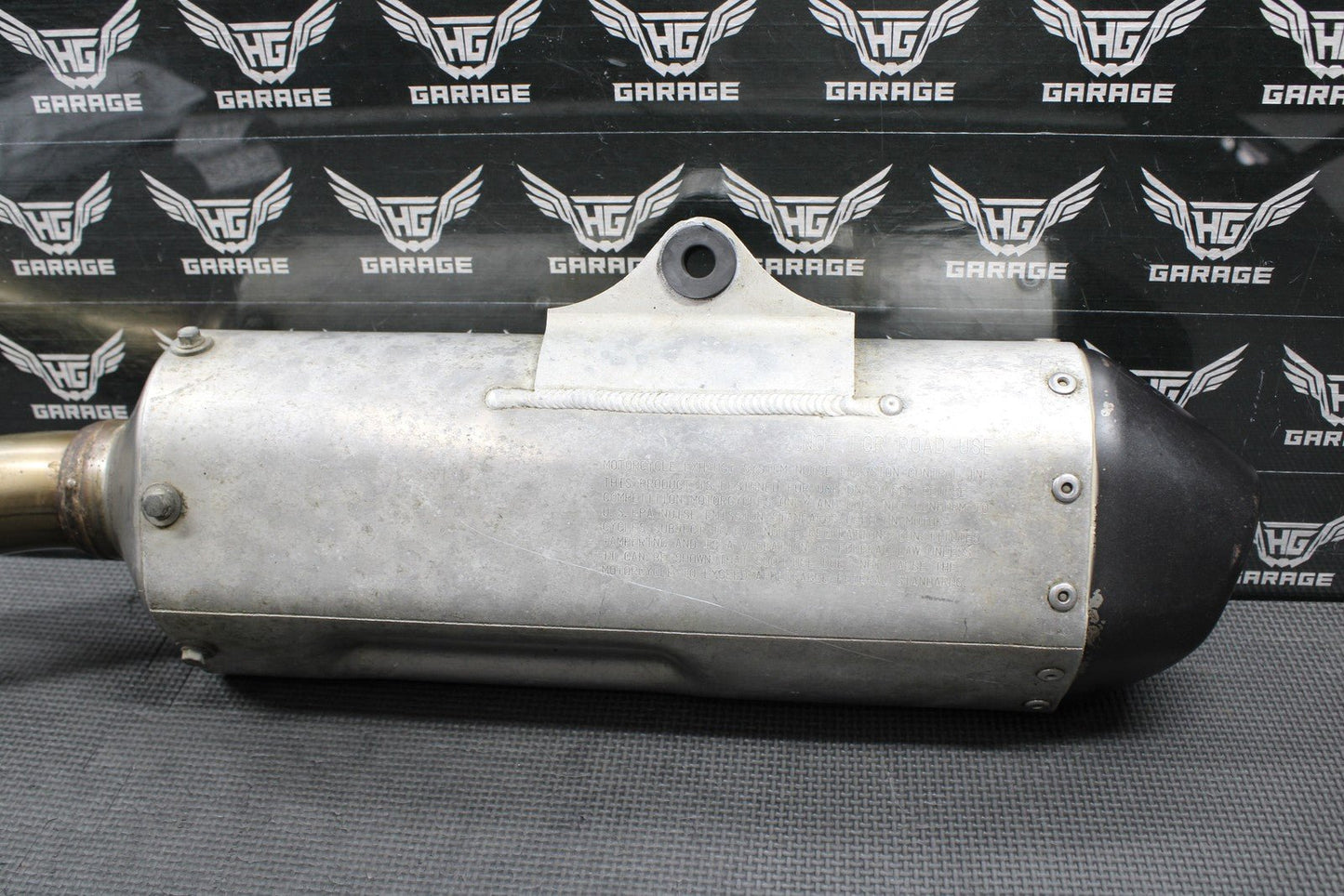 2014 KAWASAKI 13 - 16 KX250F OEM MUFFLER EXHAUST SILENCER SLIP ON PIPE 18100 - 0558 - hggarage