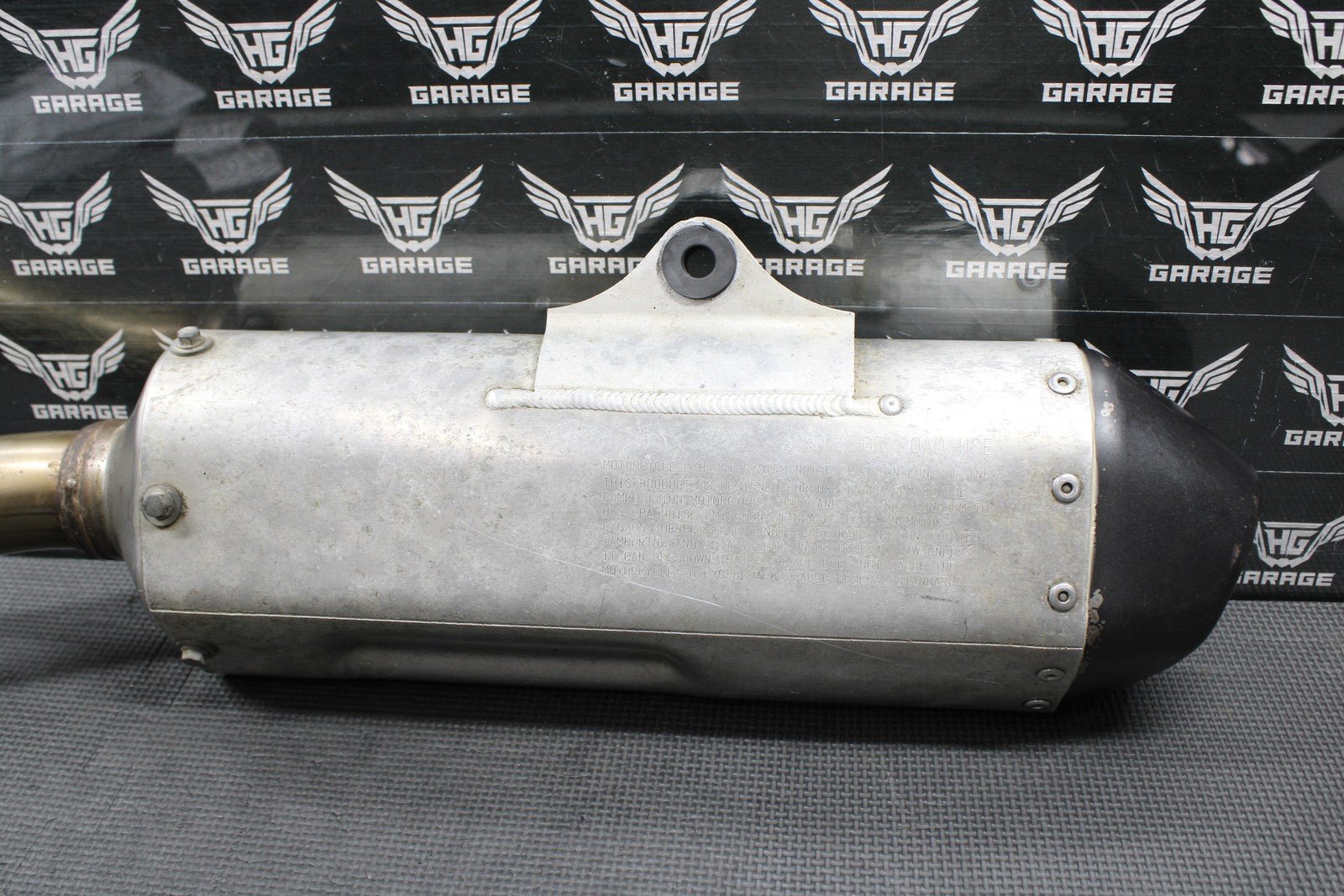 2014 KAWASAKI 13 - 16 KX250F OEM MUFFLER EXHAUST SILENCER SLIP ON PIPE 18100 - 0558 - hggarage