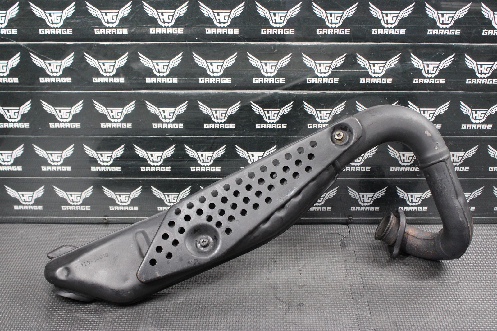 1997 YAMAHA RT100 OEM EXHAUST PIPE CHAMBER HEADER 3UL - 14610 - 01 - 00 - hggarage