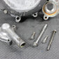 2007 02 - 07 YAMAHA YZ85 OEM RIGHT SIDE ENGINE INNER OUTER CLUTCH COVER WATERPUMP - hggarage