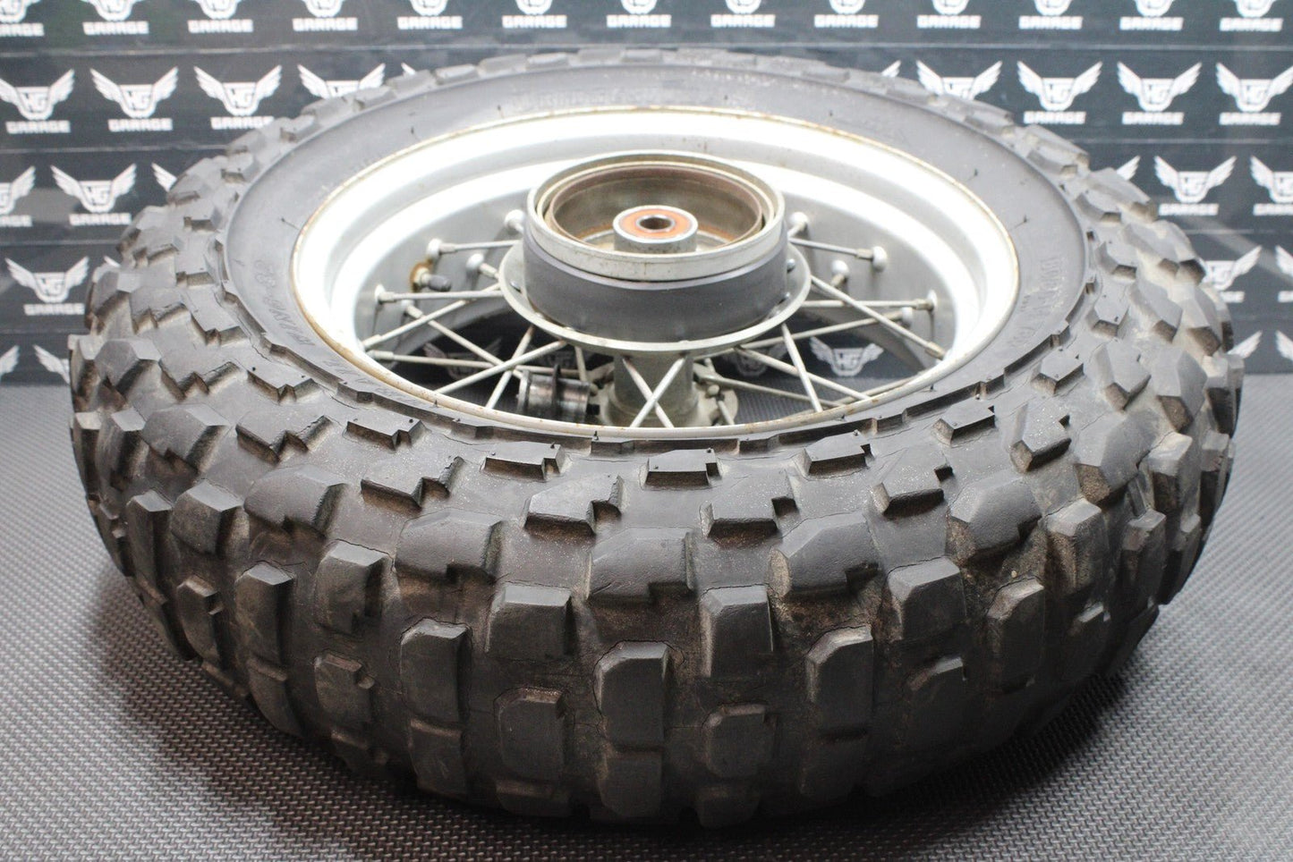 1987 YAMAHA TW200 OEM 14" X 4.50" REAR BACK WHEEL RIM 2JX - 25311 - 00 - 00 - hggarage