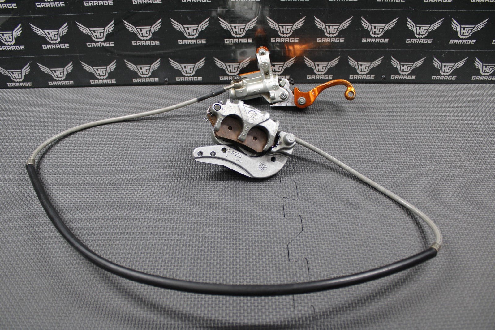 2009 2010 KTM 250 450 XCF - W OEM FRONT BRAKE CALIPER MASTER CYLINDER ASV LEVER - hggarage
