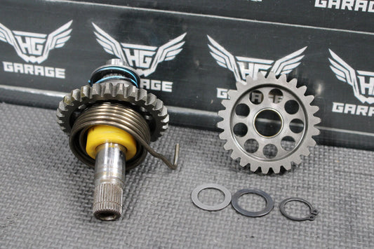 2009 YAMAHA 07-11 YZ250F OEM KICKSTART KICK START SHAFT W IDLER GEAR