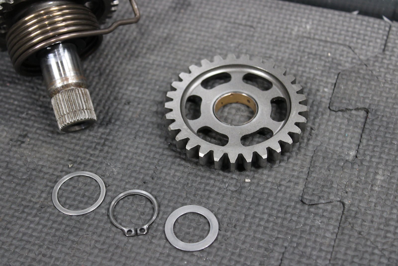 2007 YAMAHA WR450F YZ450F YZ450FX OEM KICKSTART KICK START SHAFT W IDLER GEAR - hggarage