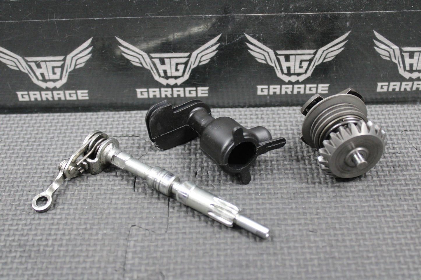 2015 KAWASAKI 08 - 21 KX85 OEM EXHAUST POWER VALVE LINKAGE GOVERNOR LEVER SET - hggarage