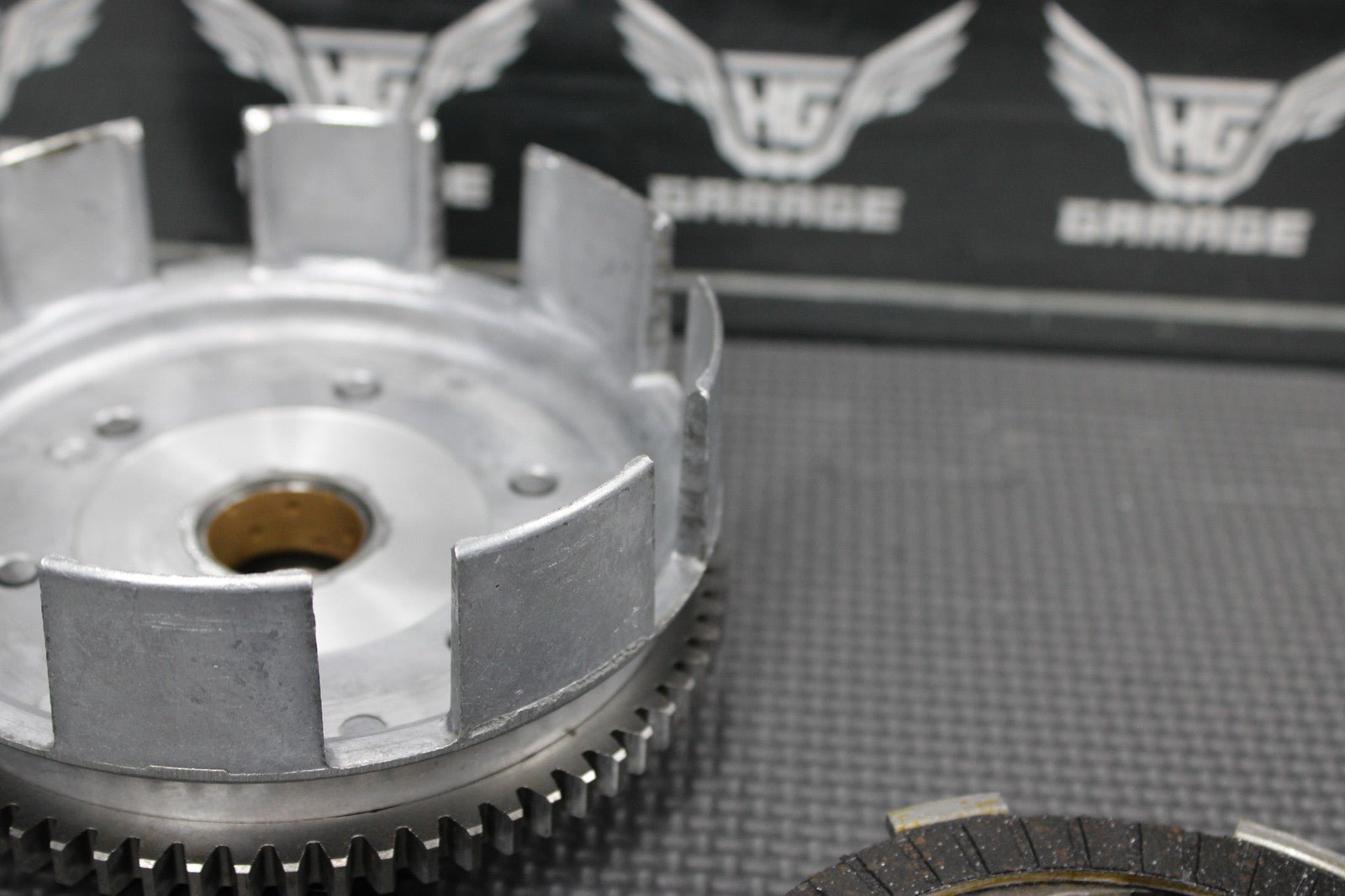 1991 87 - 95 HONDA CR80R OEM COMPLETE CLUTCH W PLATES BASKET HUB 22100 - GC4 - 600 - hggarage
