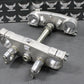 2001 00 - 03 HONDA CR125R OEM FRONT FORKS LOWER UPPER TRIPLE TREE STEM BAR CLAMP - hggarage