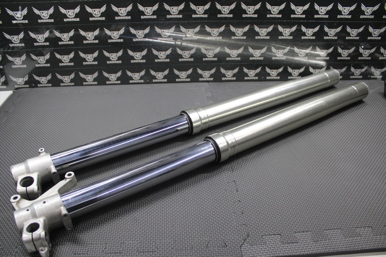 1999 SUZUKI RM250 MODEL X OEM 49MM RIGHT LEFT FRONT SUSPENSION FORKS SHOCKS - hggarage
