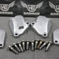 1988 88 - 91 HONDA CR250R OEM EXHAUST POWERVALVE CYLINDER SIDE COVERS TOP & SIDES - hggarage