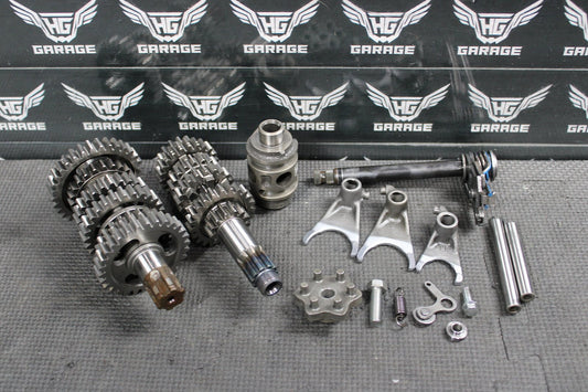 2015 KAWASAKI KX100 KX80 KX85 OEM ENGINE TRANSMISSION TRANNY ASSEMBLY GEARS - hggarage