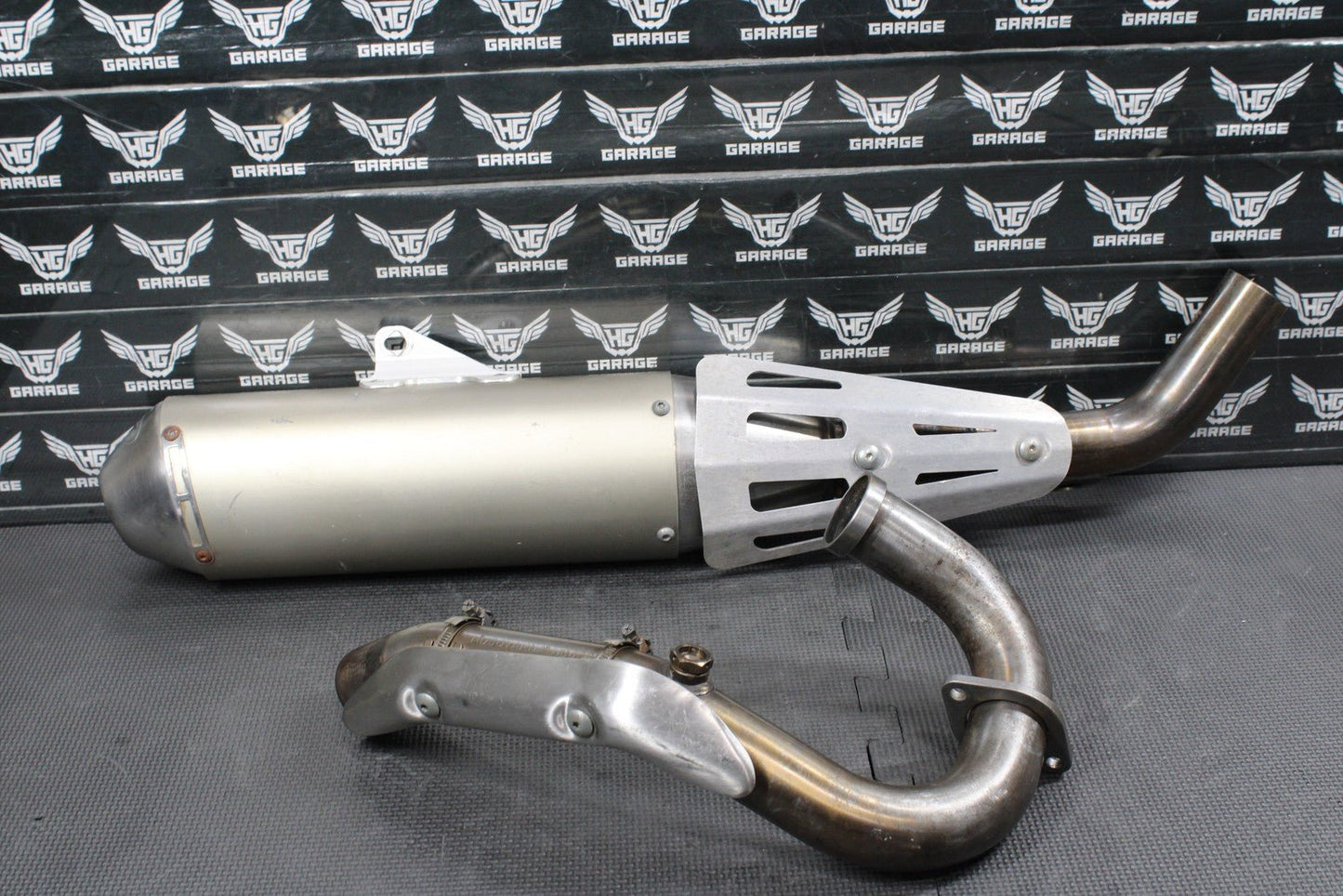2013 HUSQVARNA TE511 FMF EXHAUST PIPE SLIP ON CHAMBER OEM HEADER PIPE COMPLETE - hggarage