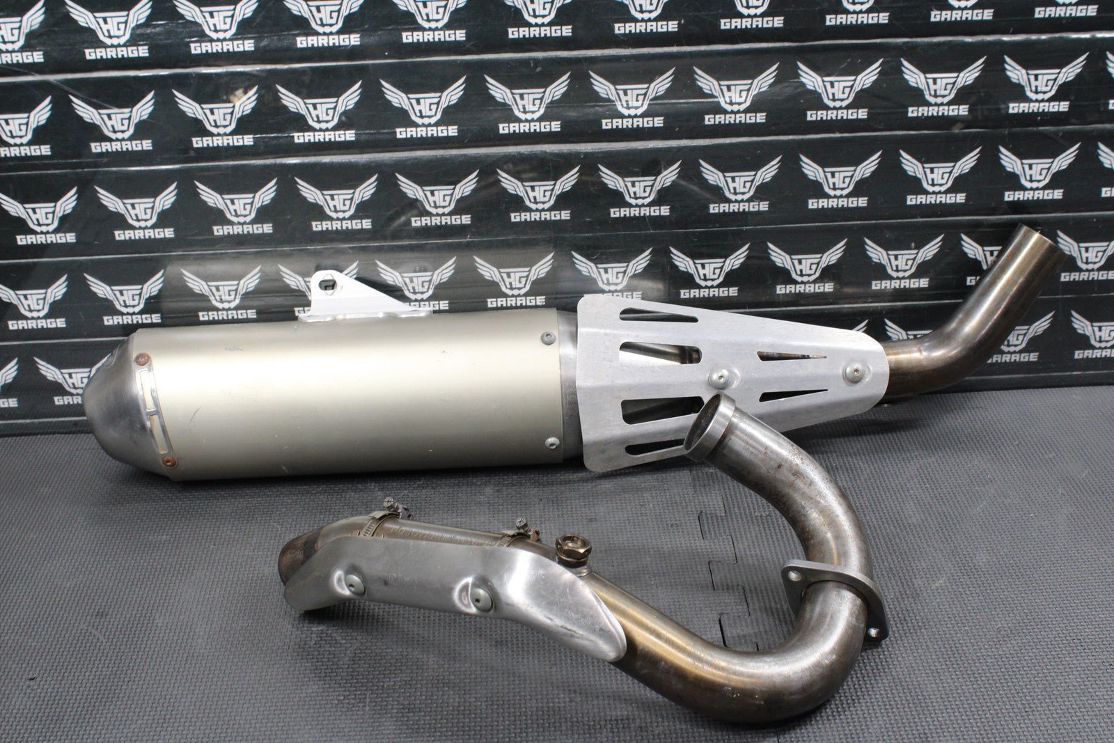 2013 HUSQVARNA TE511 FMF EXHAUST PIPE SLIP ON CHAMBER OEM HEADER PIPE COMPLETE - hggarage