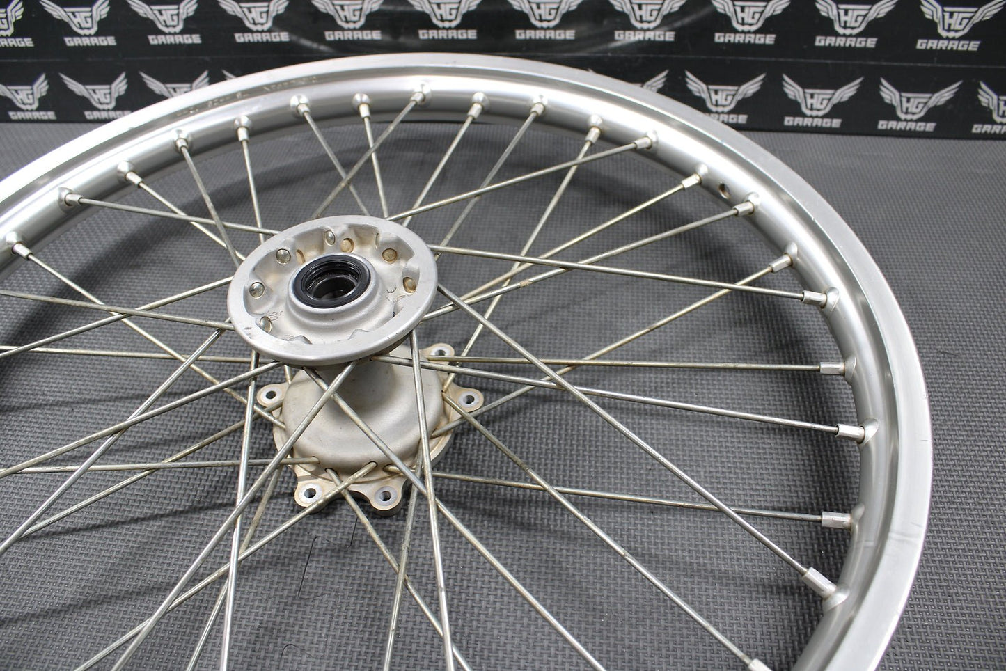2006 2007 HONDA CRF250R CRF450R OEM DID 21" FRONT WHEEL RIM HUB 44650 - MEN - 840 - hggarage
