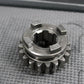 1999 HONDA CR500R OEM TRANSMISSION COUNTERSHAFT FIFTH GEAR 19T GEAR 23491 - MAC - 68 - hggarage