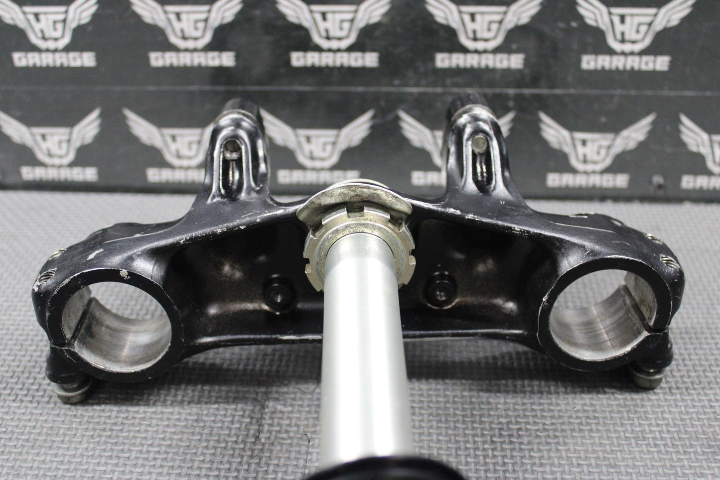 1989 87 - 95 HONDA XR250R OEM FRONT FORKS LOWER UPPER TRIPLE TREE STEM BAR CLAMP - hggarage