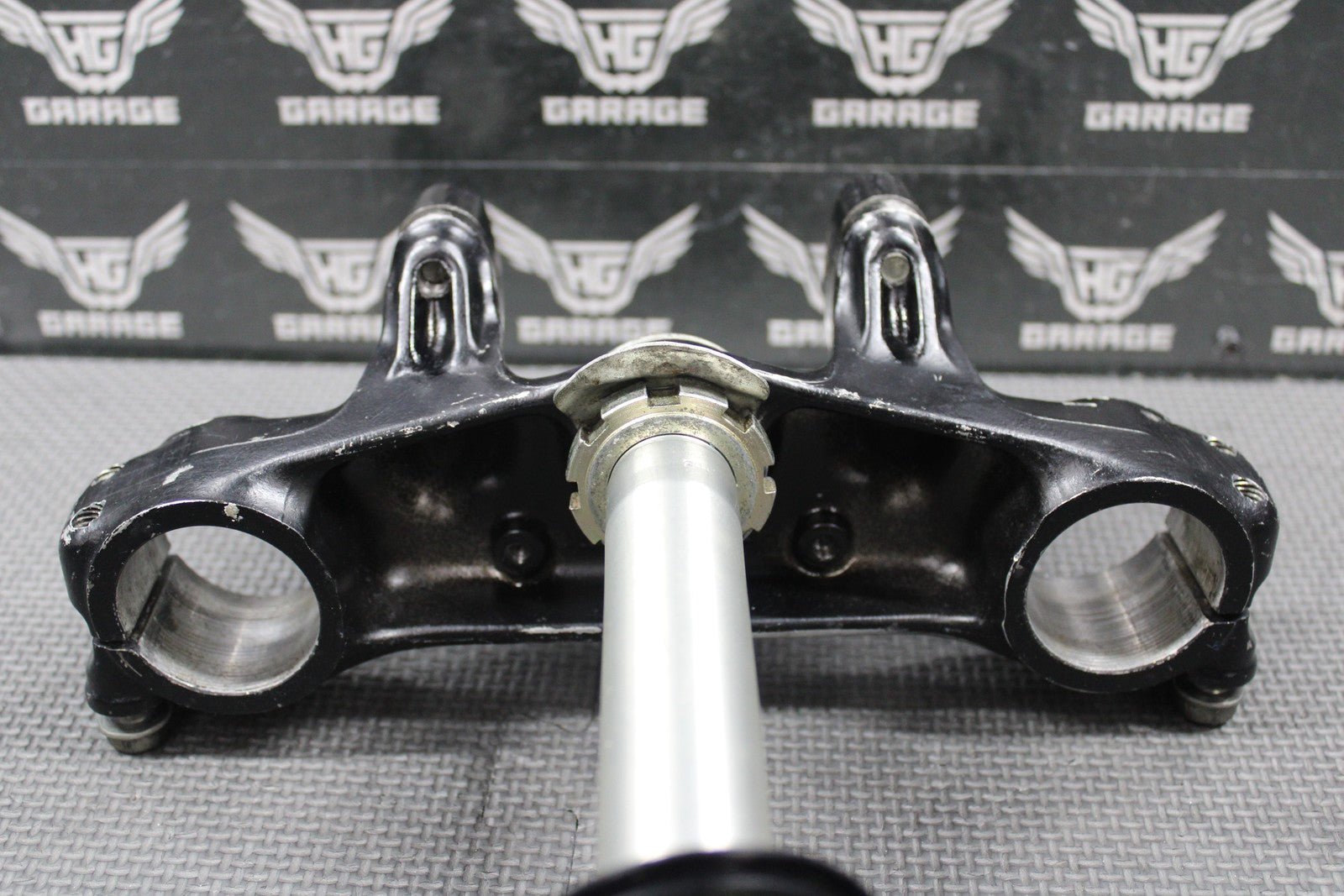 1989 87 - 95 HONDA XR250R OEM FRONT FORKS LOWER UPPER TRIPLE TREE STEM BAR CLAMP - hggarage