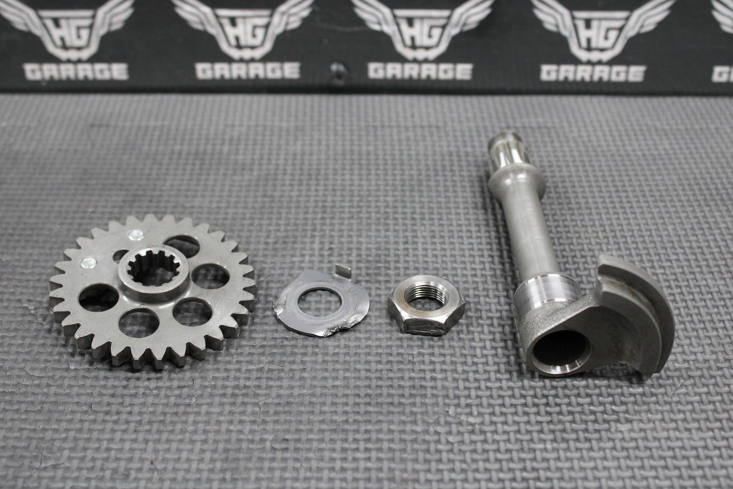 2010 01 - 11 YAMAHA YZ250F OEM ENGINE MOTOR CRANKSHAFT BALANCER GEAR SHAFT WEIGHT - hggarage