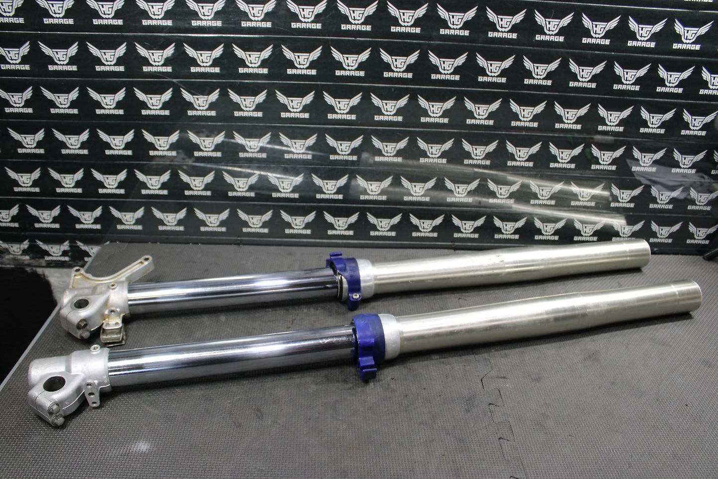 1998 Yamaha YZ400F OEM Right Left Front Suspension Forks Shocks - hggarage