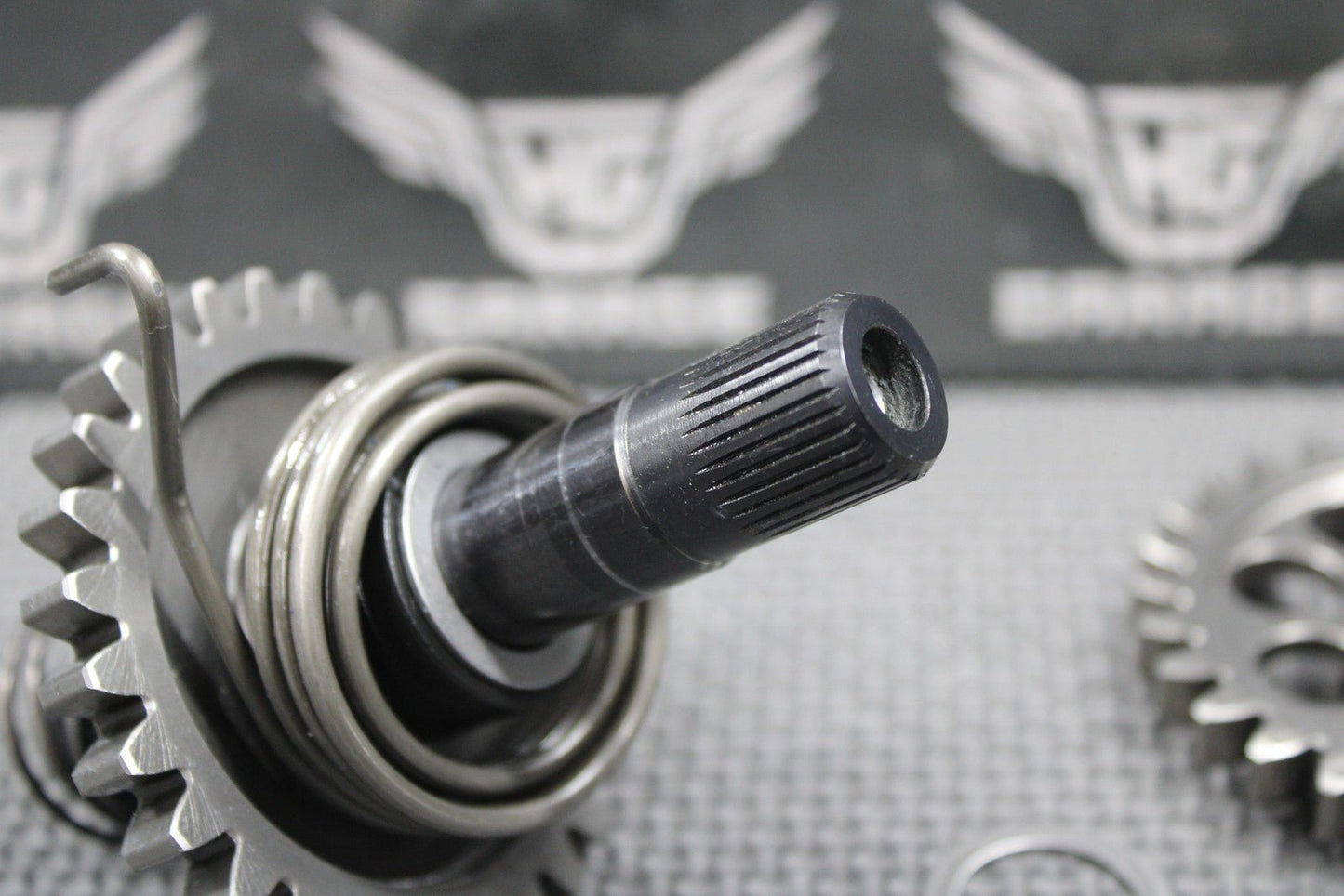 2010 05 - 13 KTM 250 XCF - W SXF OEM KICKSTART KICK START SHAFT W IDLER GEAR NICE! - hggarage