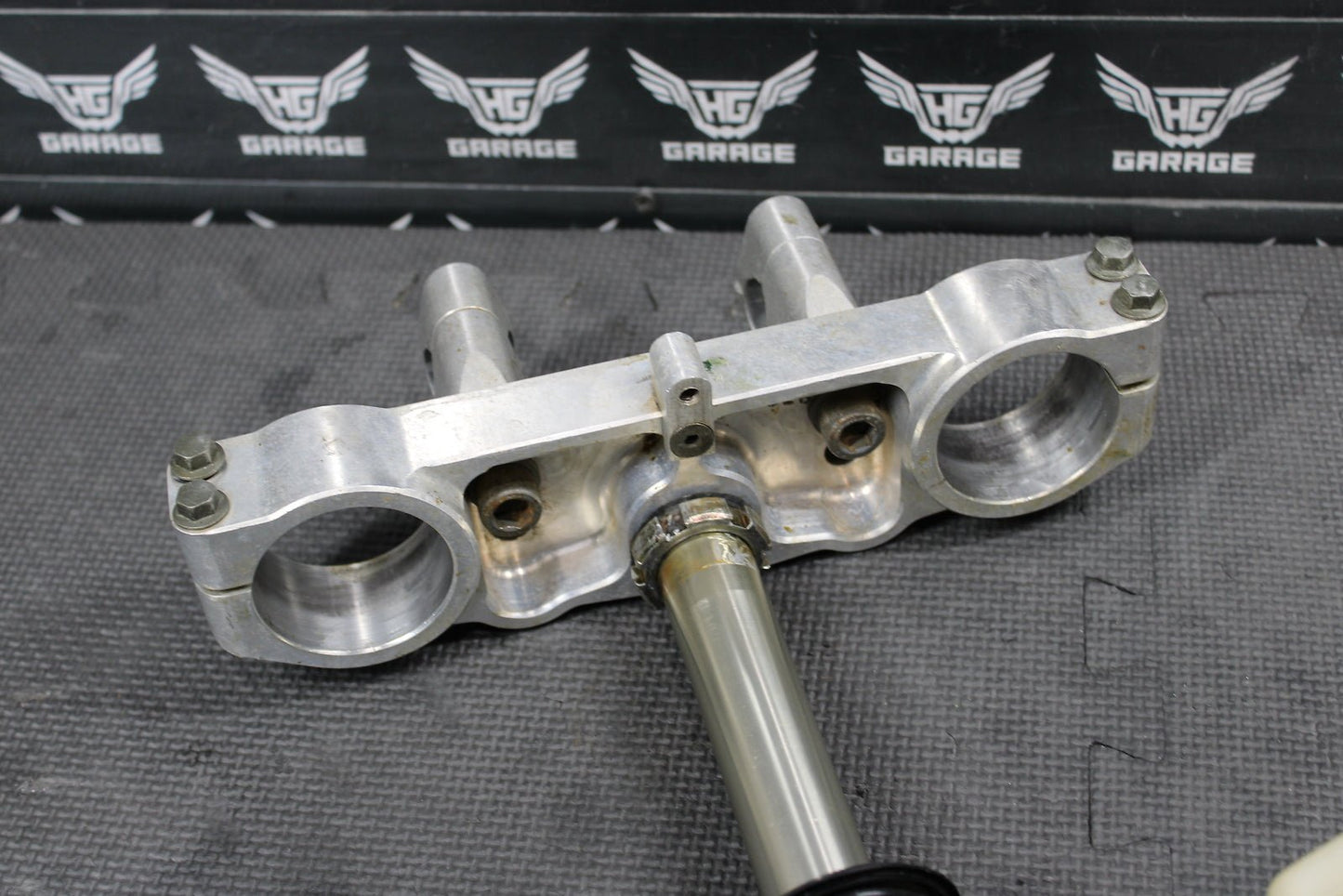 2000 YAMAHA YZ426F OEM FRONT FORKS LOWER BILLET UPPER TRIPLE TREE STEM - hggarage
