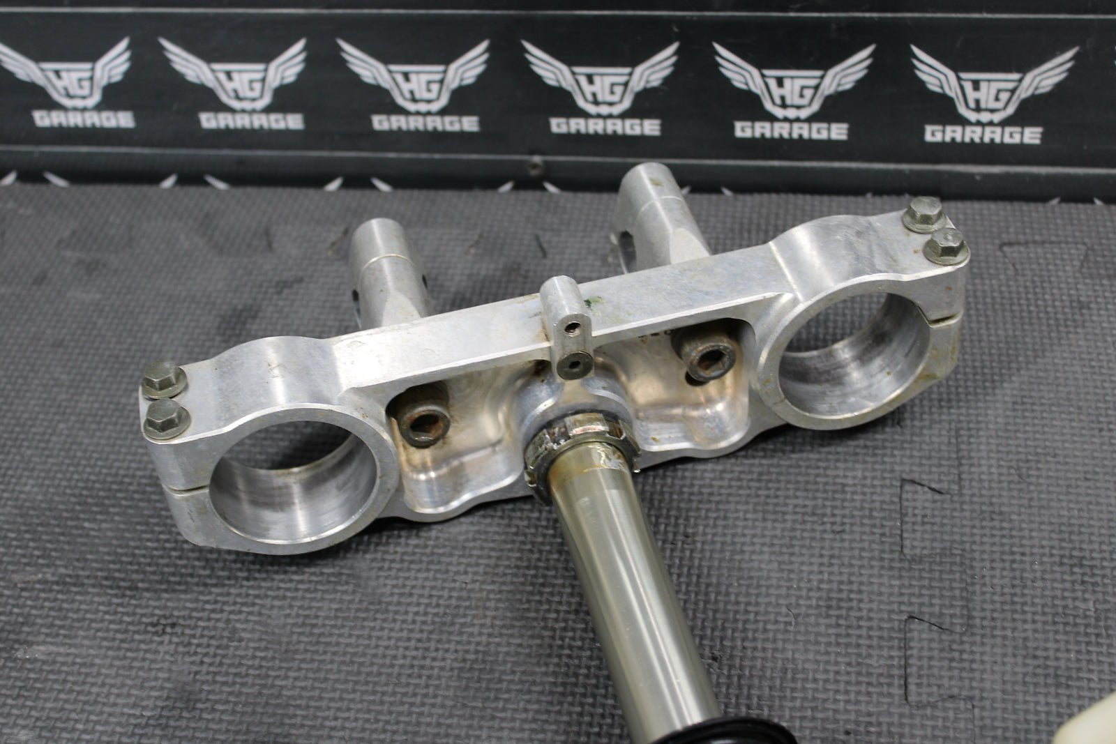 2000 YAMAHA YZ426F OEM FRONT FORKS LOWER BILLET UPPER TRIPLE TREE STEM - hggarage