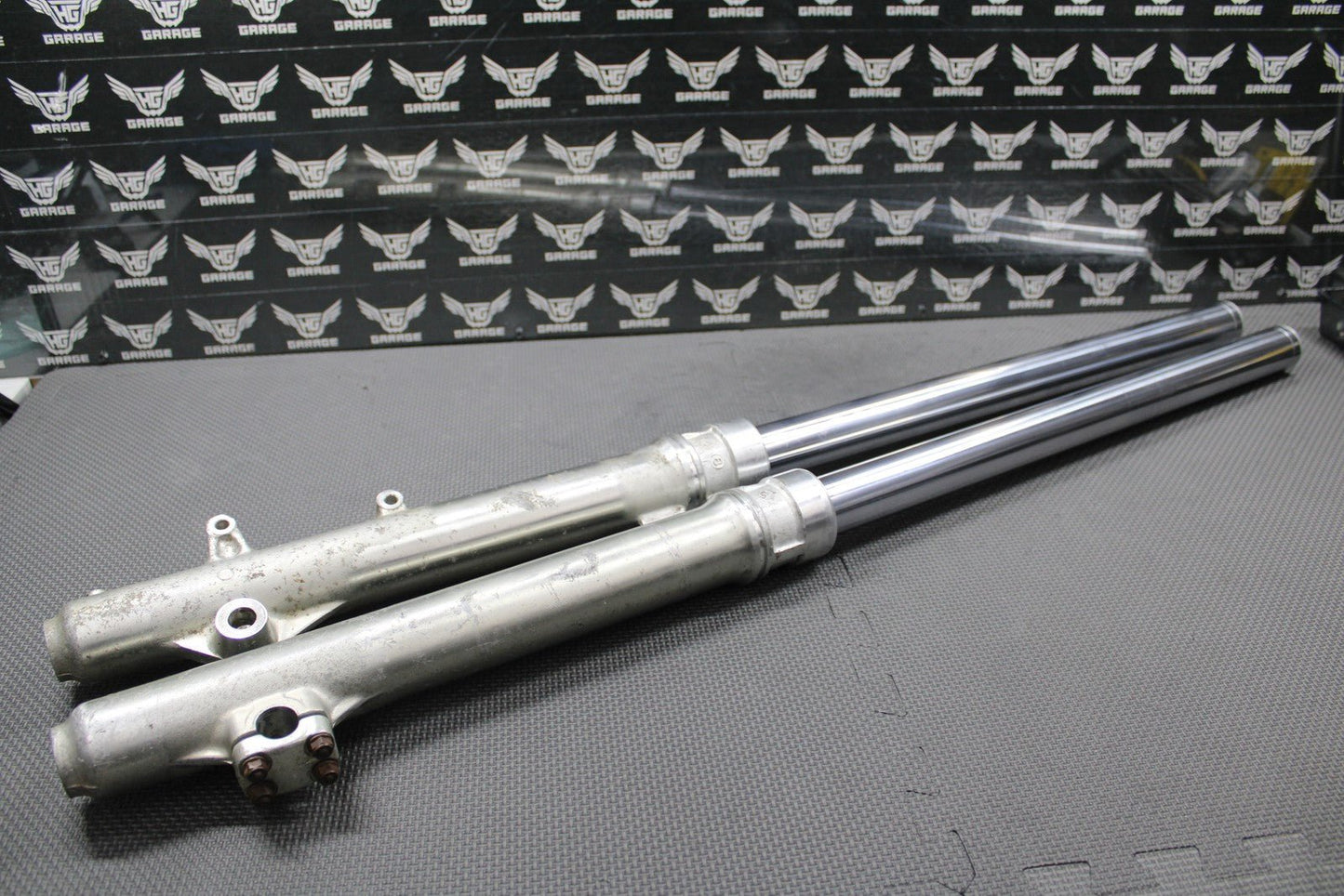 1988 1989 HONDA XR250R OEM RIGHT LEFT FRONT SUSPENSION FORKS SHOCKS DAMPERS GOOD - hggarage