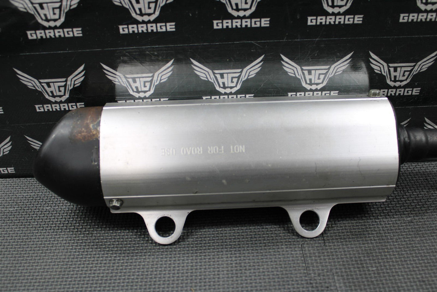 2003 03 - 05 KAWASAKI KX125 OEM MUFFLER EXHAUST SILENCER SLIP ON PIPE 18100 - 0003 - hggarage