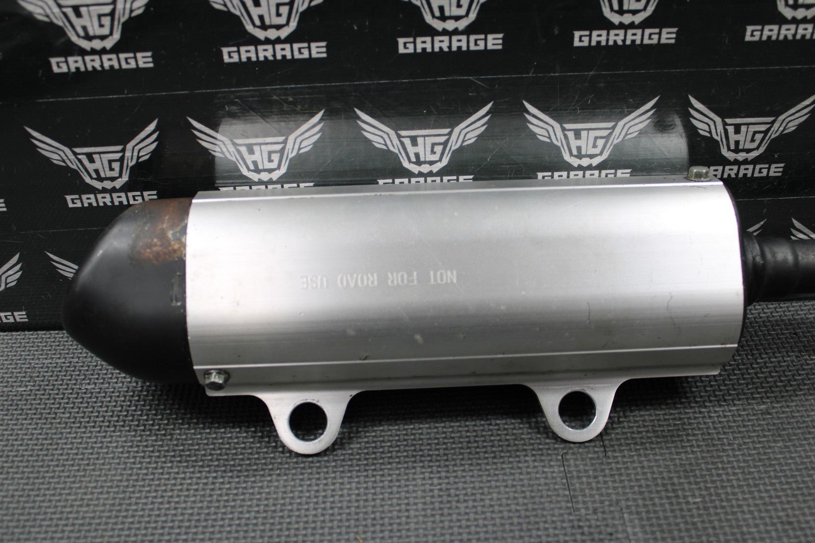2003 03 - 05 KAWASAKI KX125 OEM MUFFLER EXHAUST SILENCER SLIP ON PIPE 18100 - 0003 - hggarage