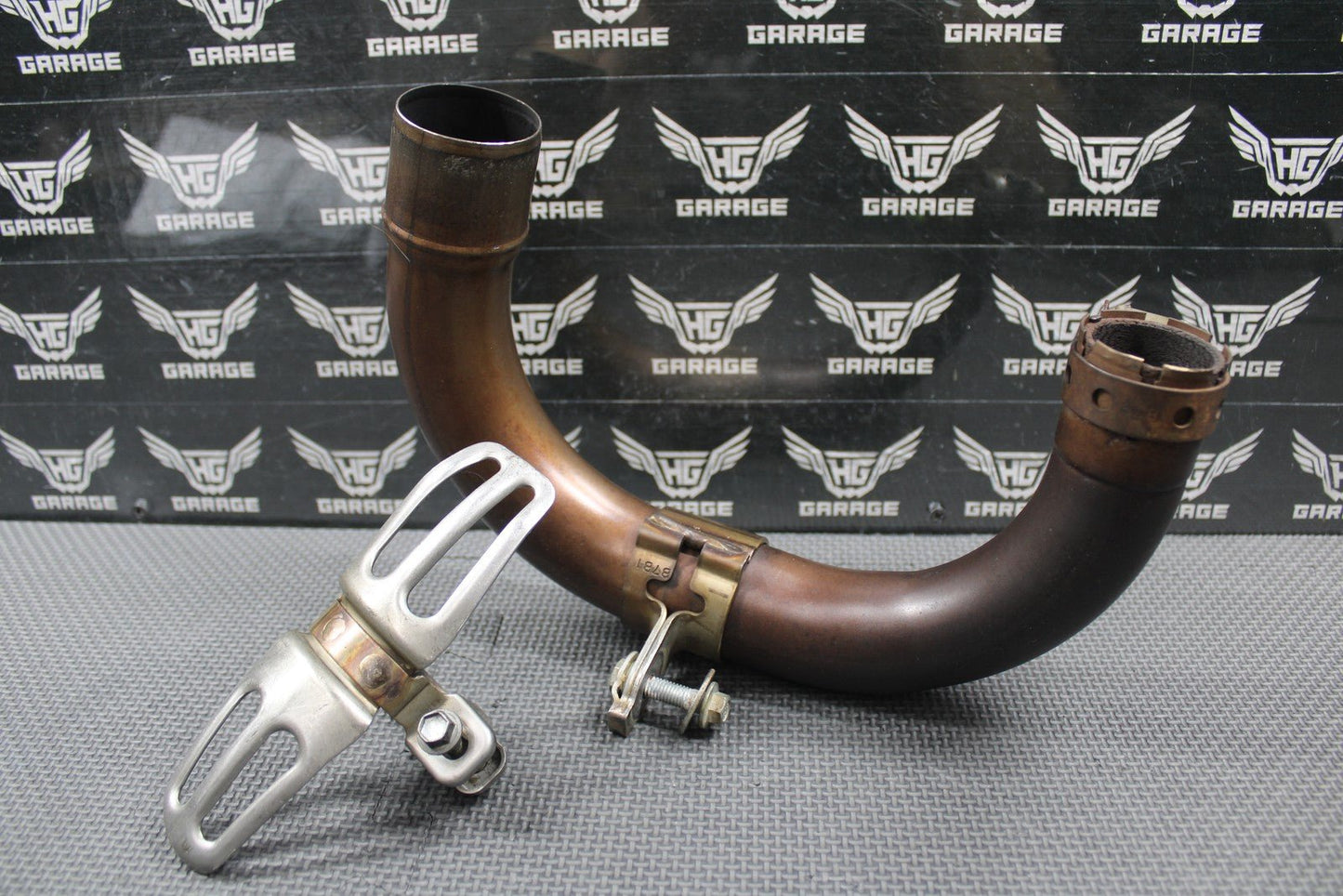 2020 YAMAHA 19 - 22 YZ250F 20 - 22 YZ250FX OEM EXHAUST PIPE CHAMBER HEADER 2 SHIELD - hggarage