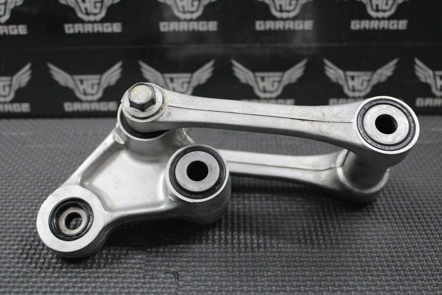 2000 2001 HONDA CR125R CR250R OEM REAR SHOCK LINKAGE ARM ROD GOOD BEARINGS! - hggarage