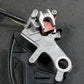 2013 HONDA CRF450R OEM NISSIN REAR BACK BRAKE CALIPER MASTER CYLINDER LEVER