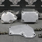 1999 SUZUKI 98 - 99 RM250 OEM POWER VALVE CYLINDER SIDE COVER COVERS & BOLTS - hggarage