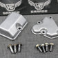 2003 93 - 04 KAWASAKI KX250 OEM EXHAUST POWER VALVE CYLINDER COVERS & BOLTS SET - hggarage