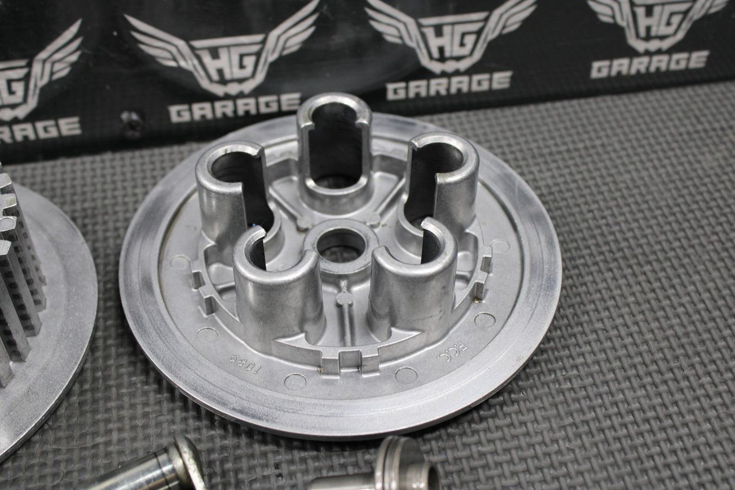 2014 KAWASAK 10 - 14 KX250F OEM COMPLETE CLUTCH W PLATES BASKET HUB SPRINGS GOOD! - hggarage