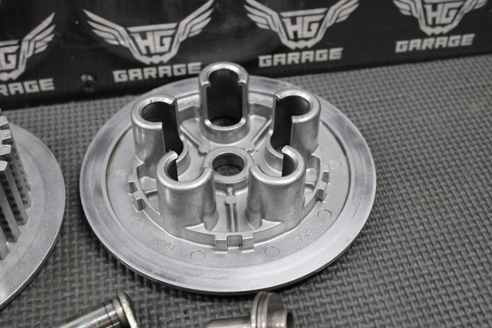 2014 KAWASAK 10 - 14 KX250F OEM COMPLETE CLUTCH W PLATES BASKET HUB SPRINGS GOOD! - hggarage
