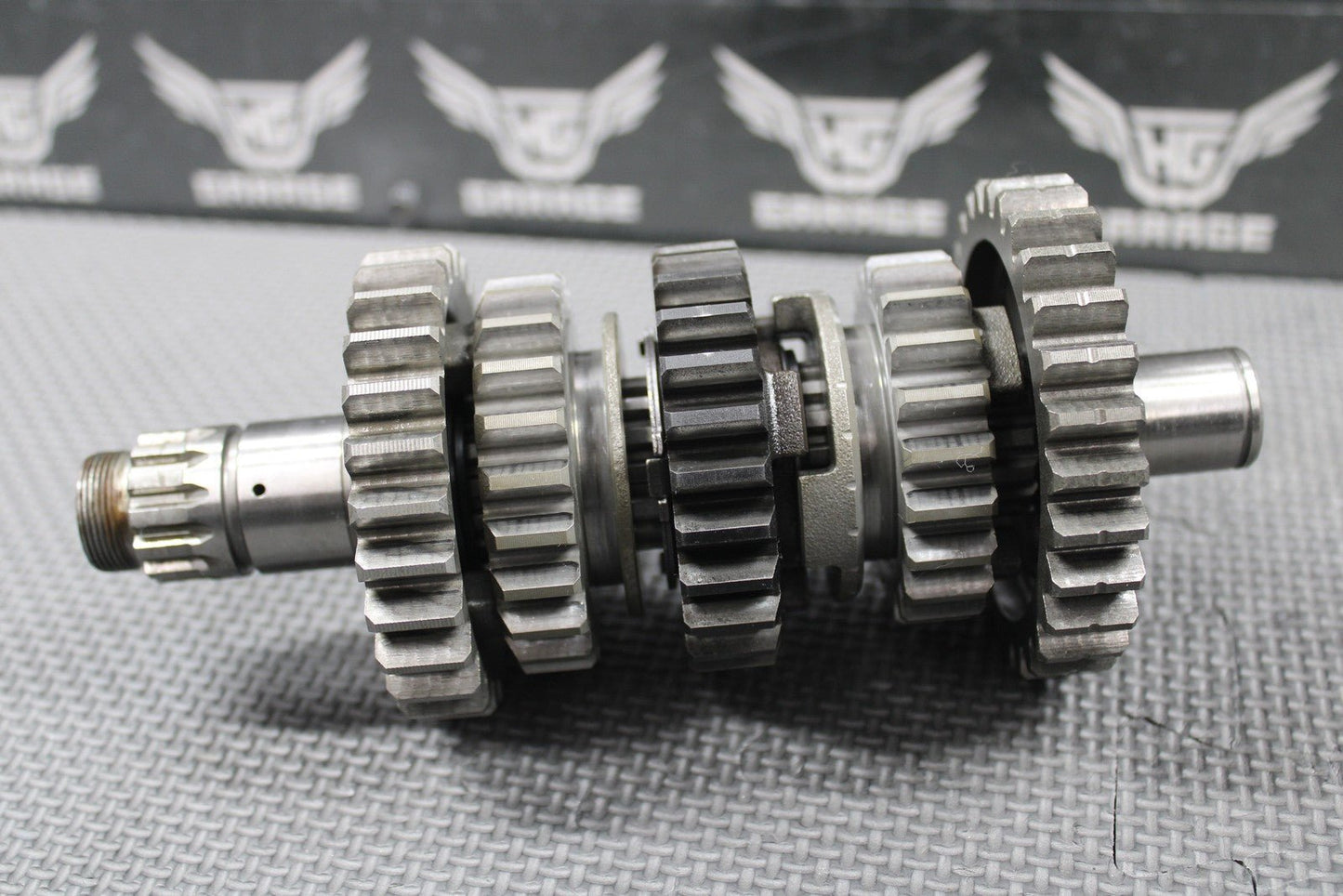 2005 YAMAHA 04 - 09 YFZ450 OEM TRANSMISSION TRANNY GEARBOX GEARS SHIFT FORKS NICE - hggarage