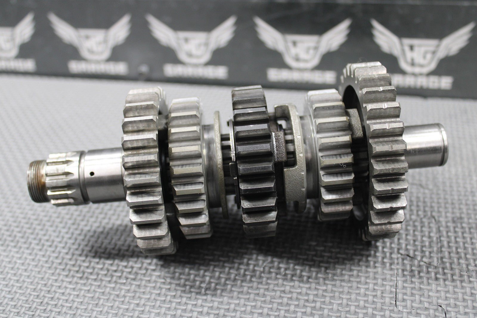 2005 YAMAHA 04 - 09 YFZ450 OEM TRANSMISSION TRANNY GEARBOX GEARS SHIFT FORKS NICE - hggarage