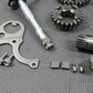 1995 HONDA 93 - 97 CR250R OEM TRANSMISSION TRANNY COUNTERSHAFT GEARS SHIFT PARTS - hggarage