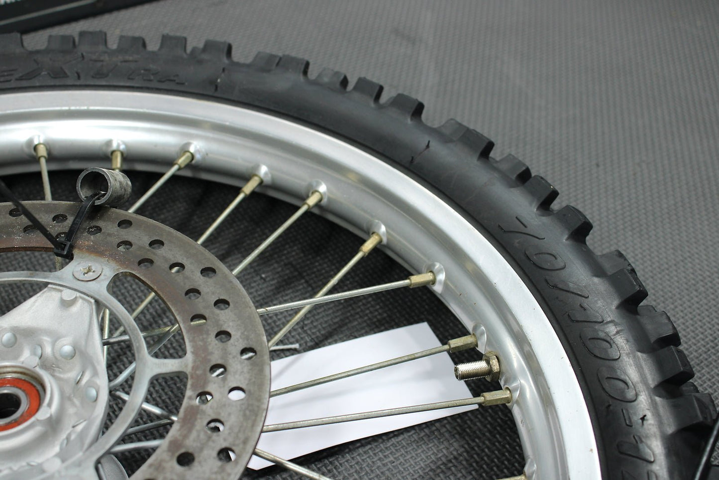 1993 Honda CR80R OEM 17x1.40 Front Wheel Rim 44601 - GC4 - 600 44701 - GC4 - 601 - hggarage