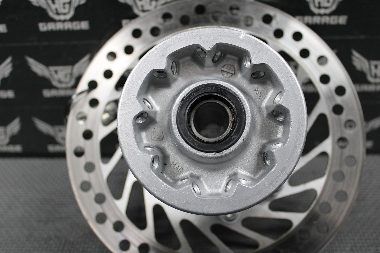 1995 HONDA 95 - 97 CR500R 95 - 96 CR250R OEM FRONT WHEEL RIM HUB ROTOR 44601 - MAC - 680 - hggarage