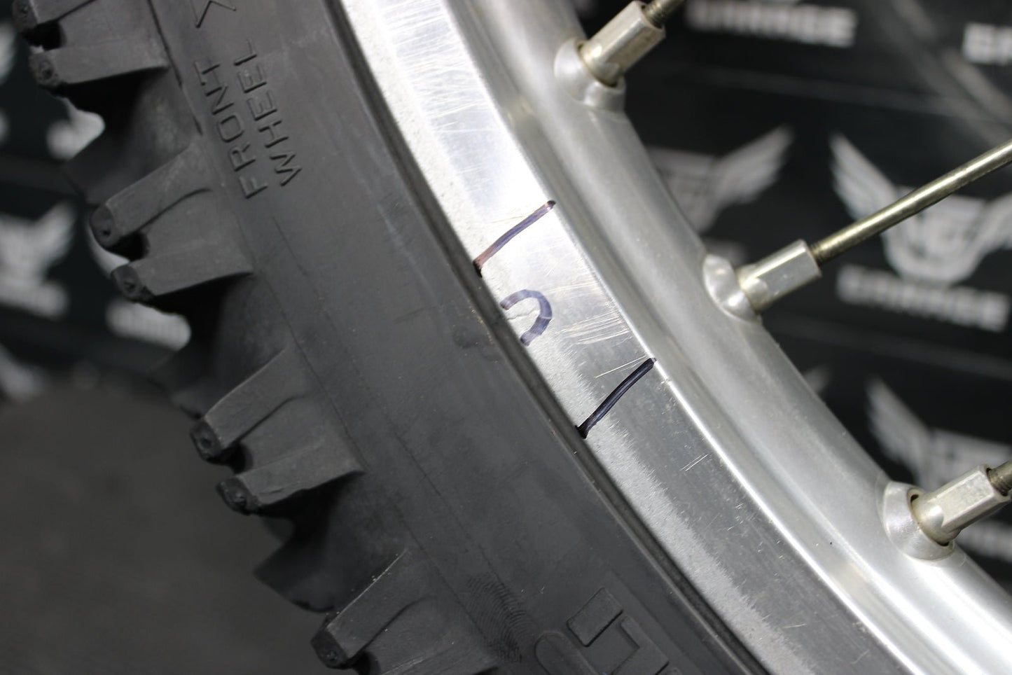 2006 Yamaha 06 - 08 YZ250 2006 YZ450F OEM Front Wheel Rim 5NY - 25111 - 00 - 00 - hggarage