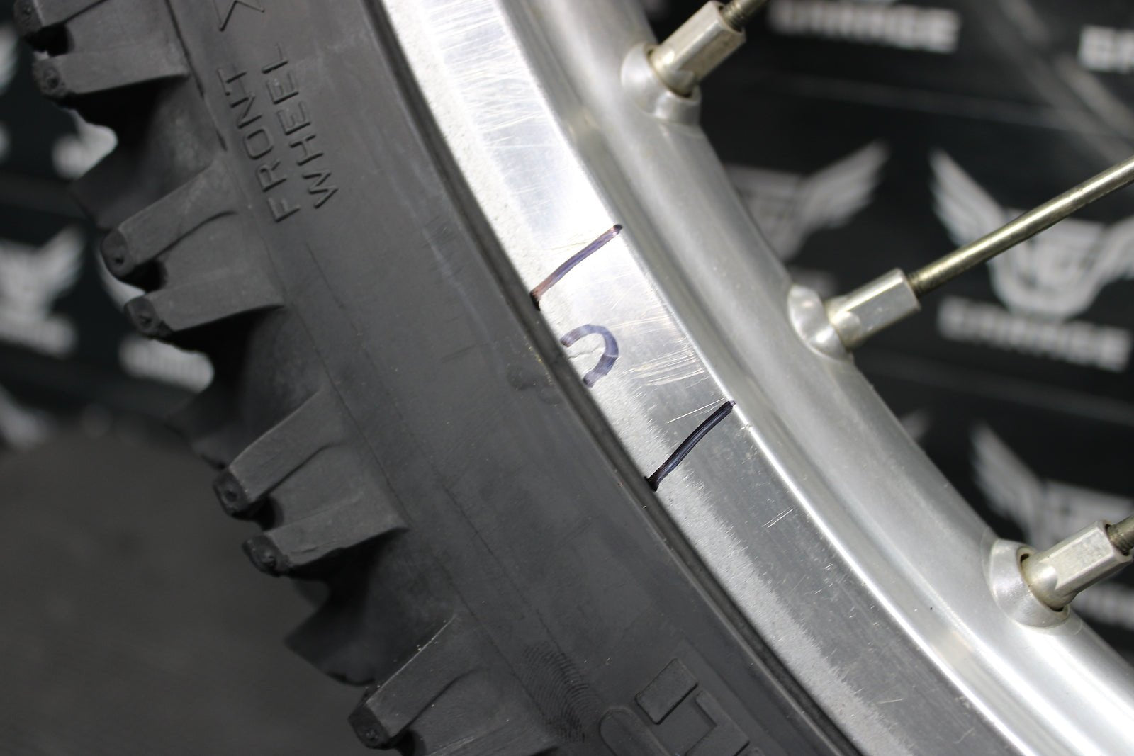 2006 Yamaha 06 - 08 YZ250 2006 YZ450F OEM Front Wheel Rim 5NY - 25111 - 00 - 00 - hggarage